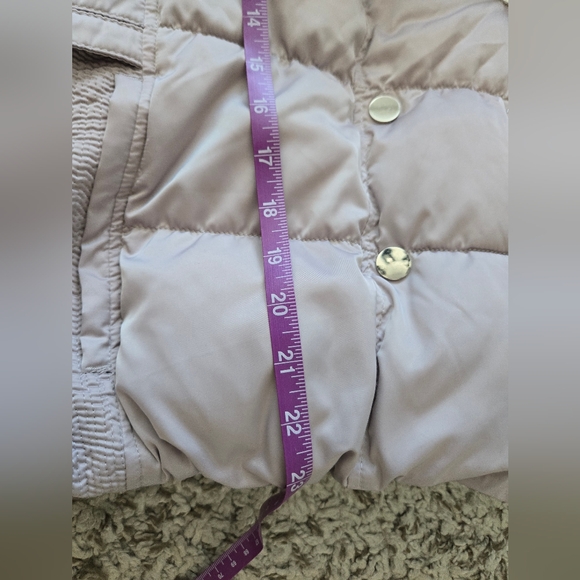 Pale Pink Quilted Down Puffer Vest Double Breasted Ever New Melbourne Woman Sz 8 - Picture 13 of 15